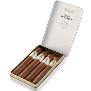 Davidoff Winston Churchill Belicoso Tin Of 4
